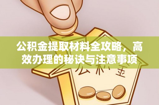 南澳公积金提取材料全攻略，高效办理的秘诀与注意事项
