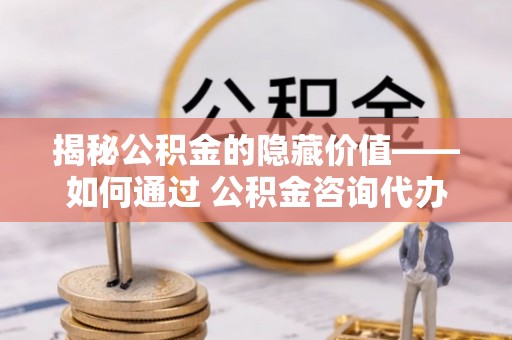 南澳揭秘公积金的隐藏价值——如何通过 公积金咨询代办提取 优化财富管理