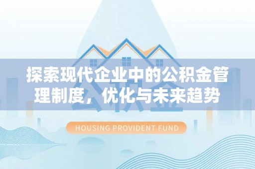 南澳探索现代企业中的公积金管理制度，优化与未来趋势