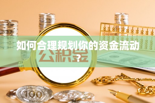 南澳如何合理规划你的资金流动？