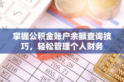 南澳掌握公积金账户余额查询技巧，轻松管理个人财务