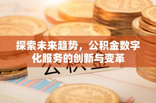 南澳探索未来趋势，公积金数字化服务的创新与变革