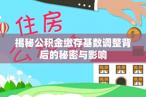 南澳揭秘公积金缴存基数调整背后的秘密与影响