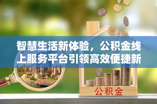 南澳智慧生活新体验，公积金线上服务平台引领高效便捷新潮流