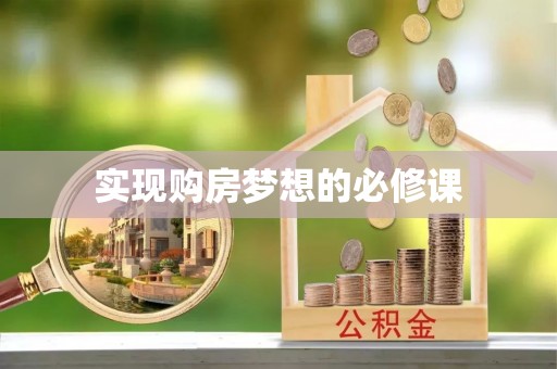 南澳实现购房梦想的必修课