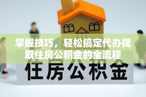 南澳掌握技巧，轻松搞定代办提取住房公积金的全流程