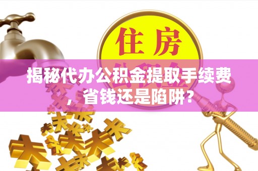 南澳揭秘代办公积金提取手续费，省钱还是陷阱？