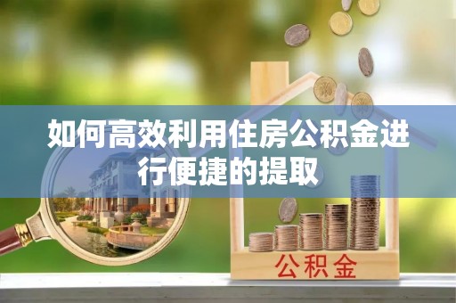 南澳如何高效利用住房公积金进行便捷的提取