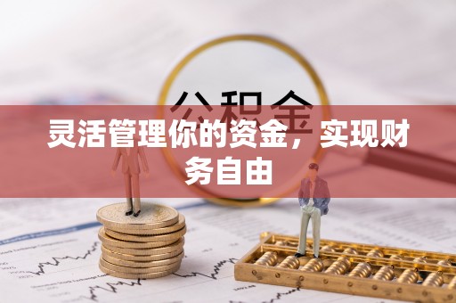 南澳灵活管理你的资金，实现财务自由