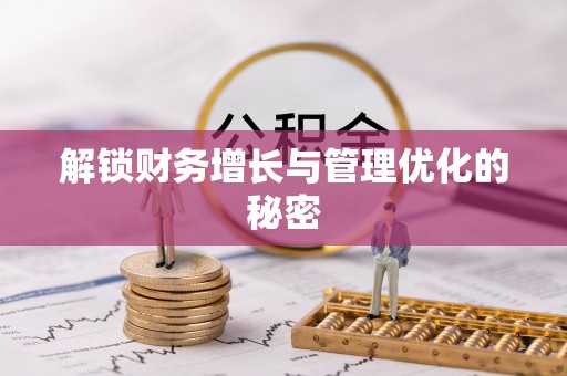 南澳解锁财务增长与管理优化的秘密